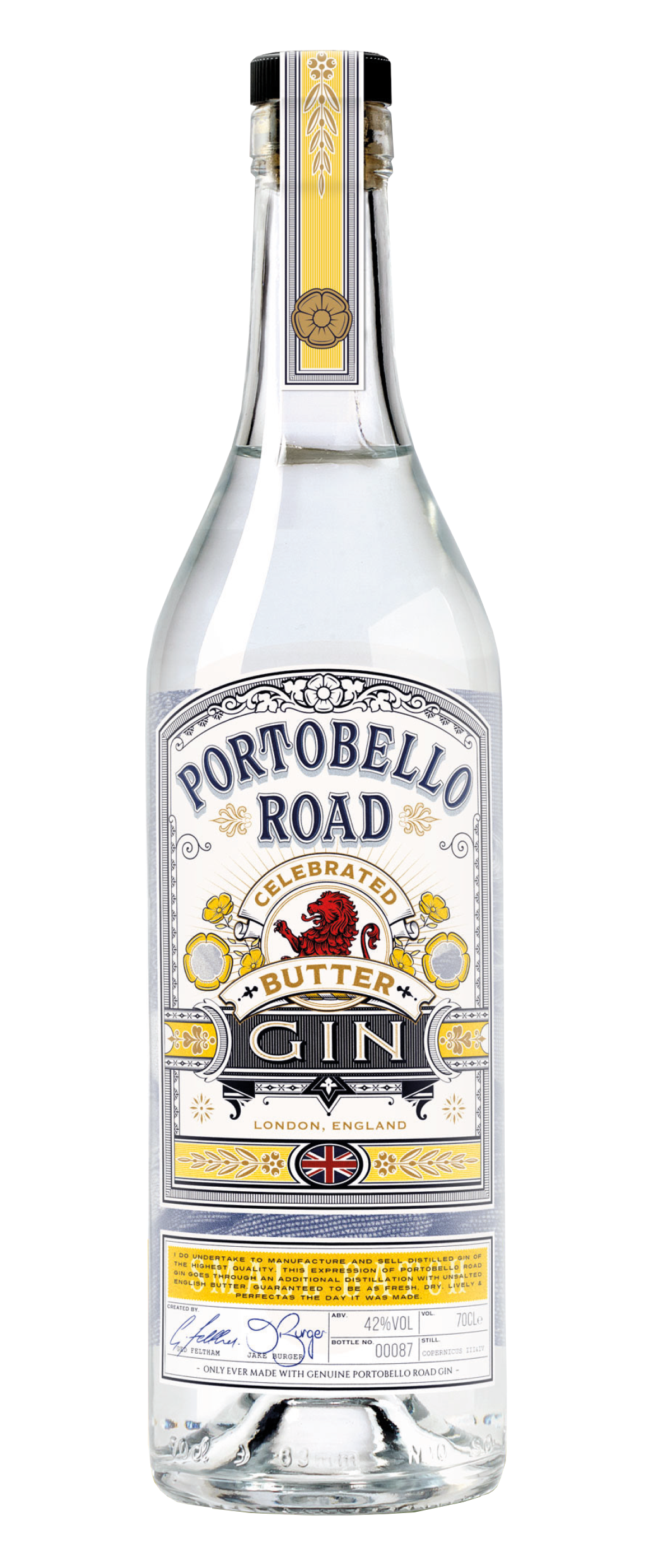 Gin PORTOBELLO ROAD Butter 0,7l 42%