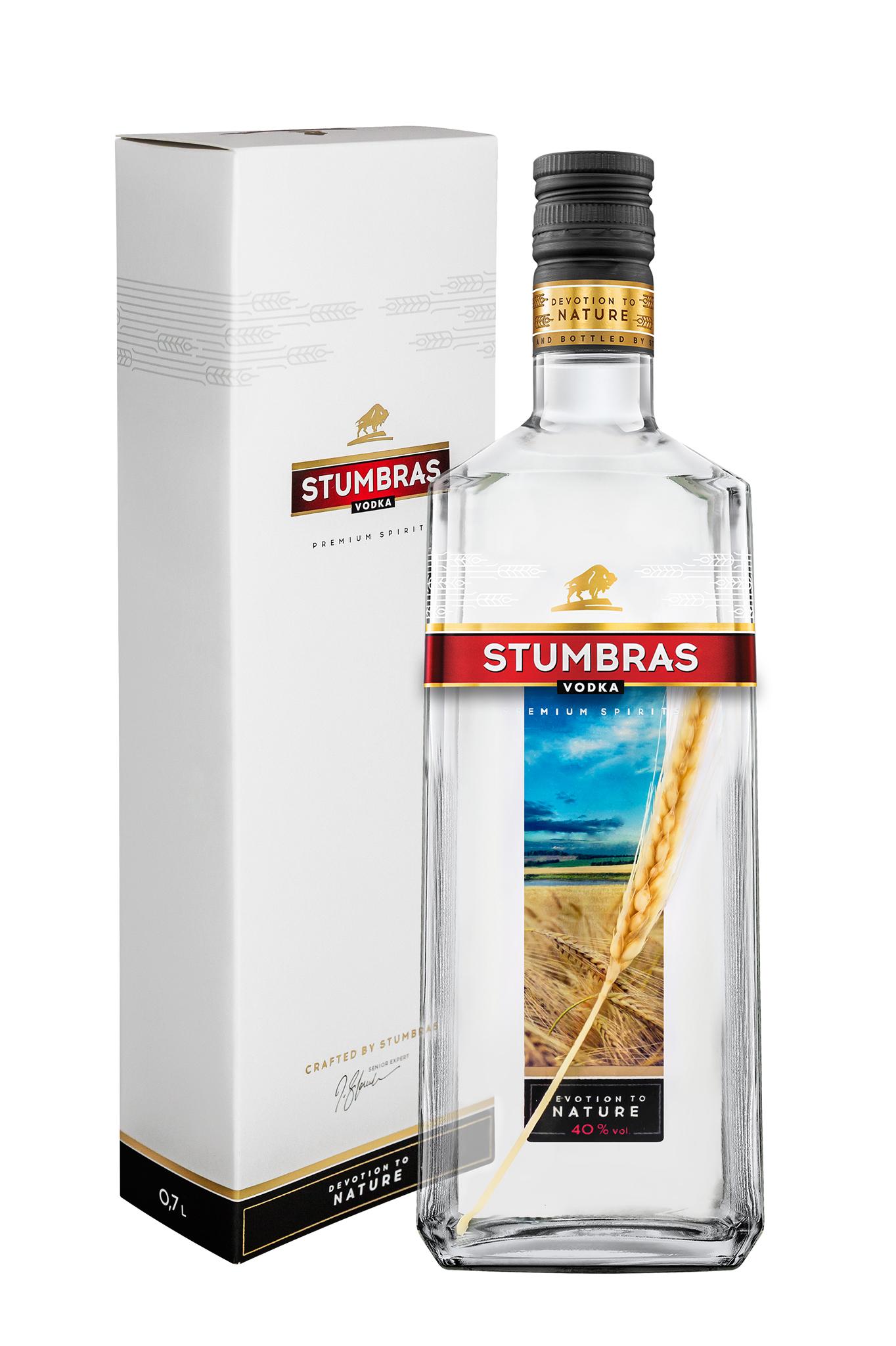 STUMBRAS VODKA Centenary gift box