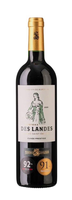 CHÂTEAU DES LANDES Cuvée Prestige Lussac St-Emil. 0,75l